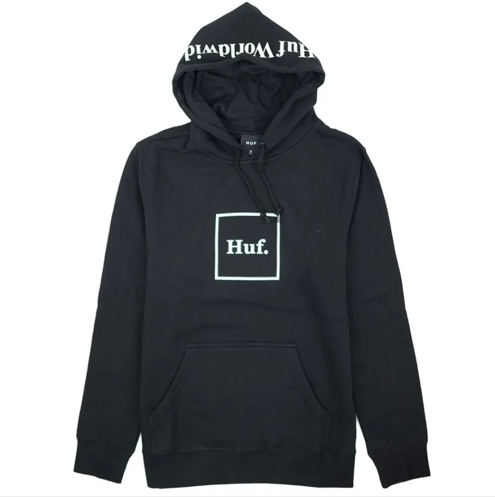 NWT Men's HUF Box Logo Hoodie - Picture 1 of 13